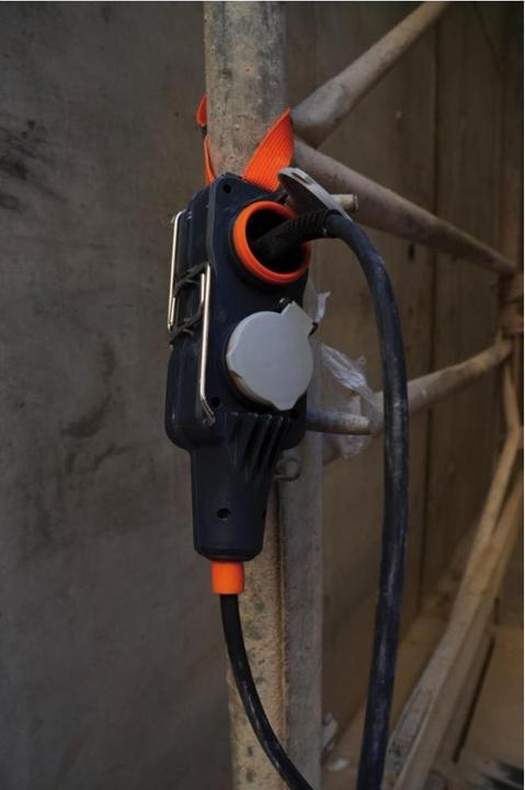 Actual product image Brennenstuhl Extension cable 16 A Black, Orange 25 m (25 m, CEE 7/3)