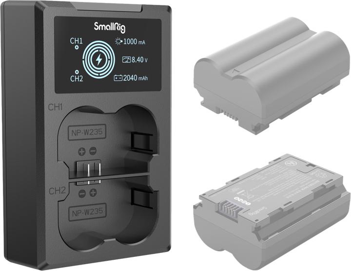 Actual product image SmallRig 4085 Battery Charger For NP-W235 Batteries (Camera battery charger)