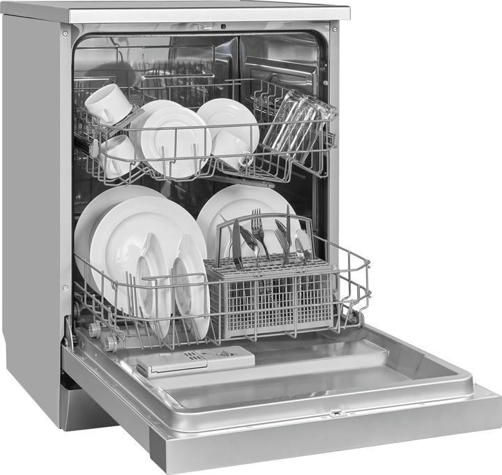 Produktbild Exquisit GSP6312-030D silber, Geschirrspüler (Standgerät)