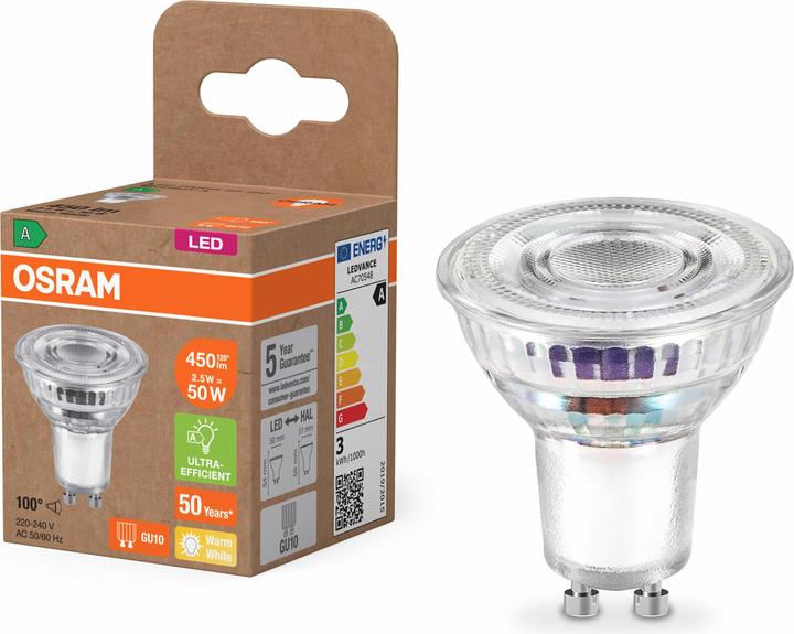 Produktbild Osram LED-Reflektorlampe (GU10, 450 lm, 1x)