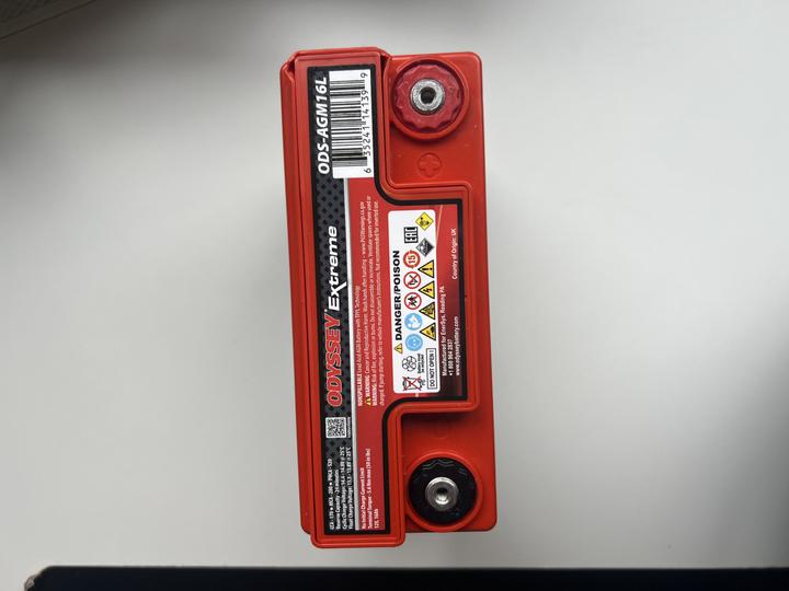 Actual product image Odyssey PC680 (12 V, 16 Ah, 520 A)