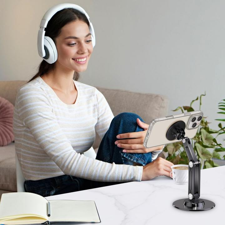 Produktbild Tech-Protect DPT100 Magnetic MagSafe Desk Phone Holder - Black