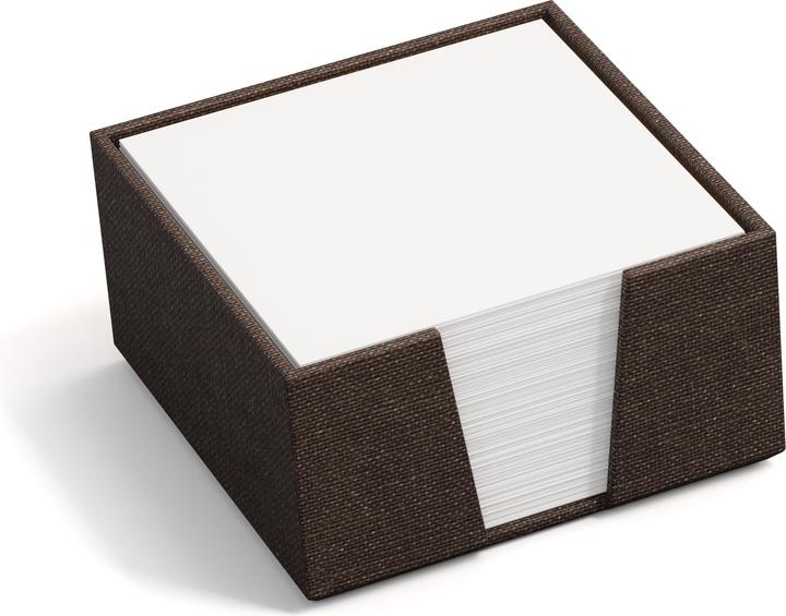 Bigso BOX Zettelkasten James 110x110mm 2711C4801 Leinen, braun