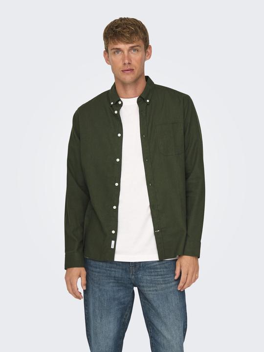 Produktbild Only & Sons Normal geschnitten Hemdkragen Hemd Hemd (XL)