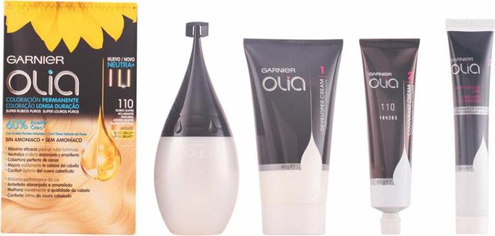 Immagine prodotto Garnier OLIA coloración permanente #110 rubio super aclarante 4 pz (110 rubio super aclarante)