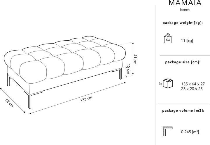 Produktbild Micadoni Mamaia (2-Sitzer, 3-Sitzer, 4-Sitzer)