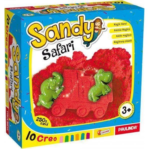 Lisciani Blatt Kinetic Sand mit Formen Basic rot 250g