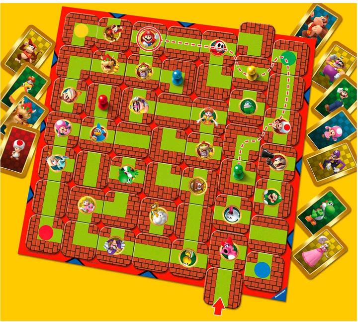 Productafbeelding Ravensburger Super Mario Doolhof (Frans, Italiaans, Nederlands, Engels, Portugees)