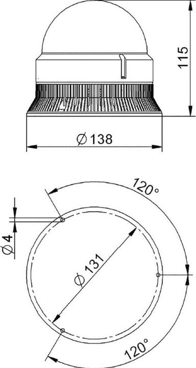 Produktbild Grothe Blitzlicht rt GBZ 8602