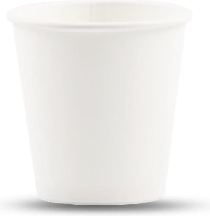 Actual product image TeCup Pappbecher, Trinkbecher, Heissgetränk, Kaffeebecher 3 oz (90 ml) (100 x)