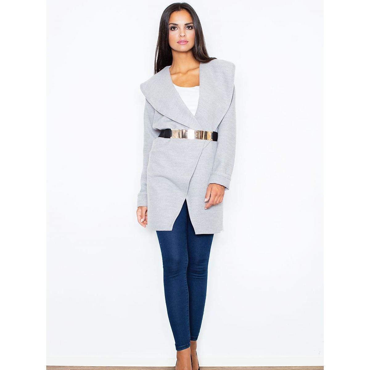 Figl, Damen, Jacke, Mantel model (M), Grau, M