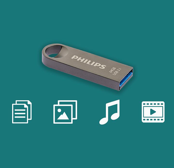 Actual product image Philips Moon Edition 3.1 (64 GB, USB-A)