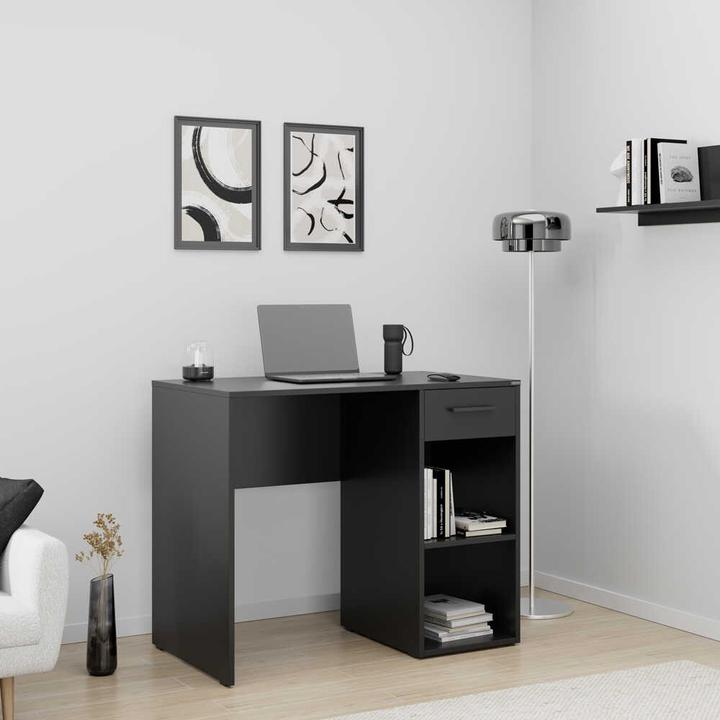 Produktbild Kalune Design Study Desk Black (90 x 52 x 75 cm)