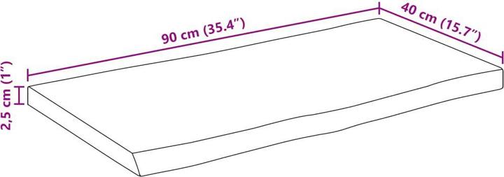 Produktbild VidaXL Kamle (90 x 40 x 2.5 cm)