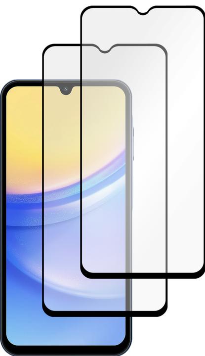 Produktbild Cazy Schutzglass Kompatibel mit Samsung Galaxy A15 / A15 5G - Tempered Glass Volle Abdeckung - - 2 Stück (2 Stück, Samsung Galaxy A15 5G, Samsung Galaxy A15)