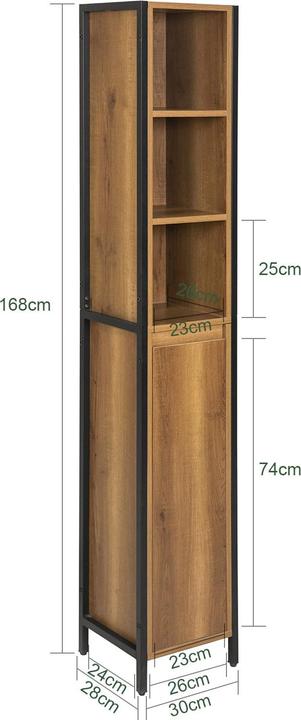 Produktbild SoBuy Hochschrank (30 x 28 x 168 cm)