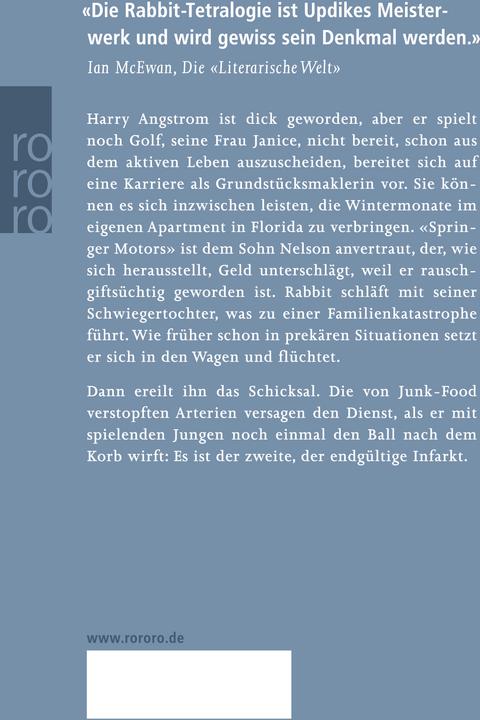 Produktbild Rabbit in Ruhe (Deutsch, John Updike, 2006)