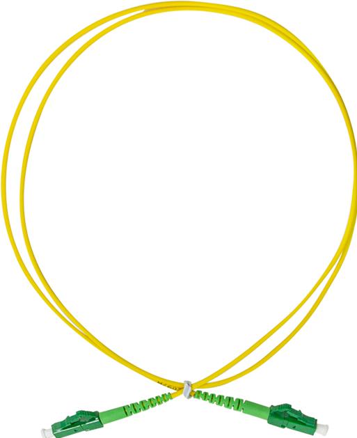 Actual product image LogiLink Fibre optic patch cable, 2x LC simplex, OS2, 1.0 m, yellow (1 m)