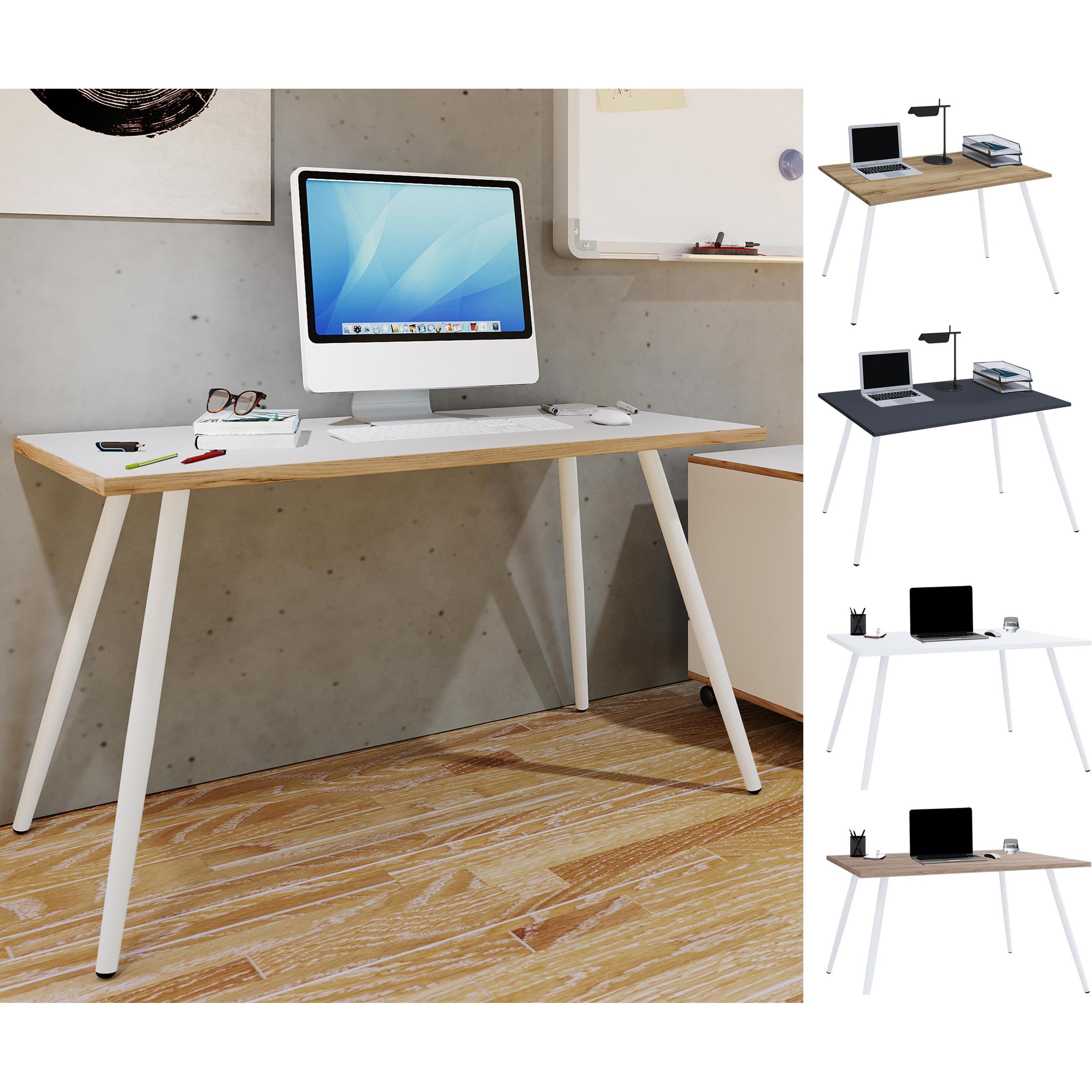Thumbnail - VCM, Schreibtisch, Holz Schreibtisch Bürotisch Salia 138x80