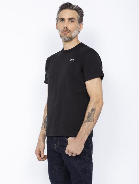 Actual product image Schott T-Shirt TSLOGOCASUAL Kurzarmshirt mit Front-Print (M)