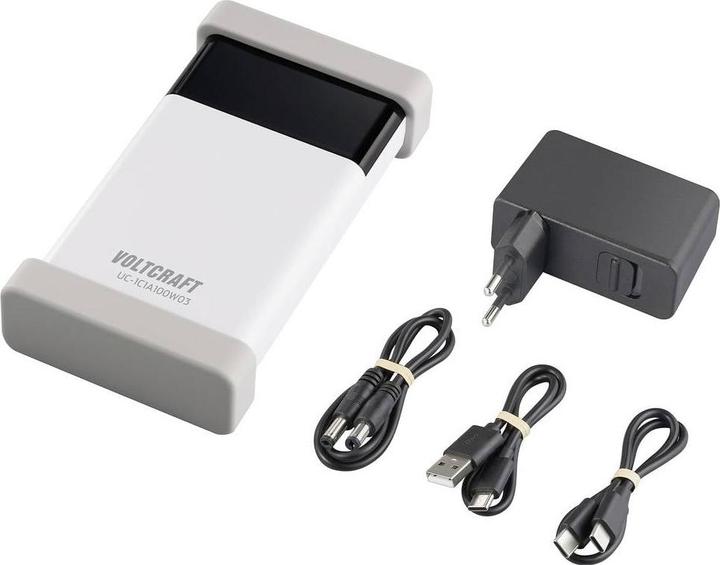 Actual product image Voltcraft UC-1C1A100W03 Industrienetzteil 1x USB-C® Pure White mit Europa-Ada (100 W)