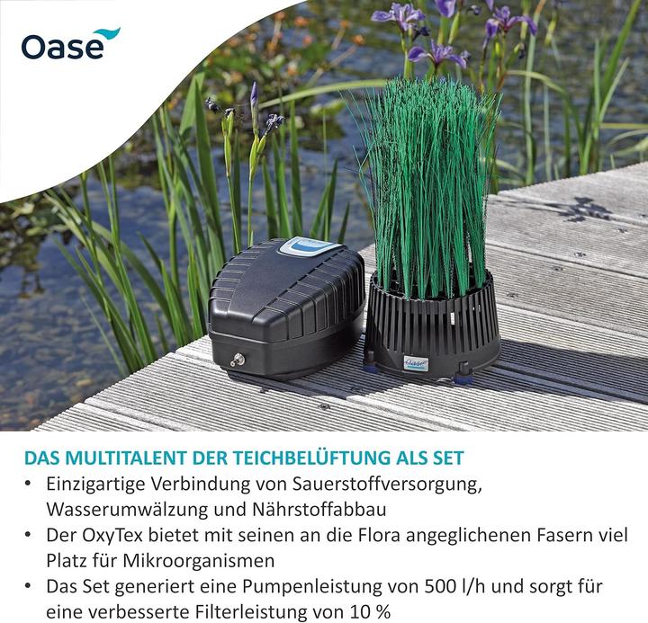 Produktbild Oase Teichbelüfter 500 l/h OxyTex S