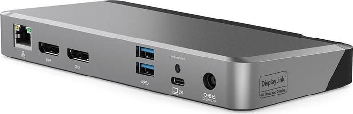 Productafbeelding Alogic PRIME DX2 Universeel Dock w. Du (USB-C, 4 Havens)