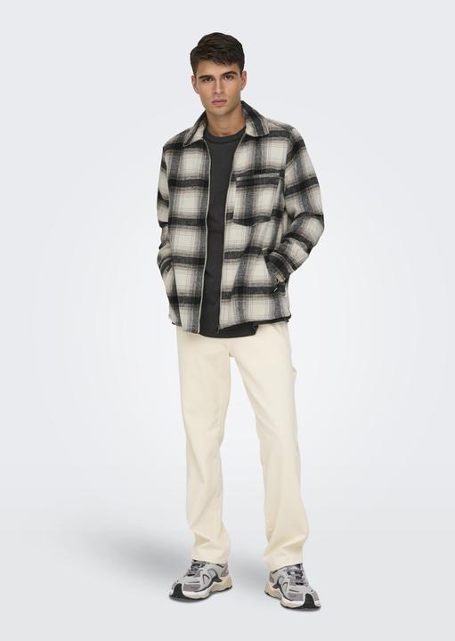 Produktbild Only & Sons Onsaustin Wool Zip Overshirt Noos (XS)