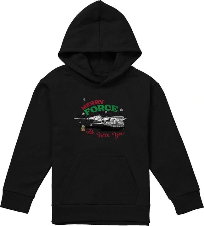 Produktbild Star Wars Merry Force Be With You Kapuzenpullover weihnachtliches Design (128)