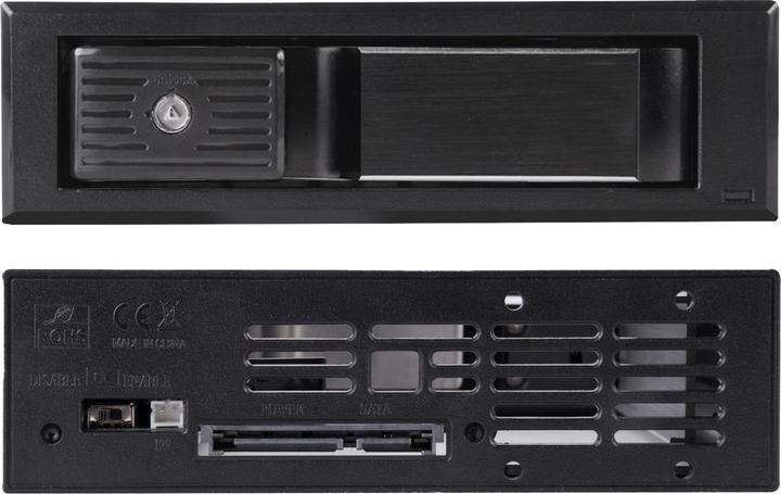 Image du produit Silverstone Technology FS301, échangeable à chaud, tiroir sans insert, SA 5,25 pouces vers SA 3,5 pouces