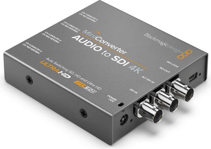 Produktbild Blackmagic Mini Converter Audio-SDI 4K (Digital -> Analog)