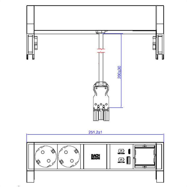 Actual product image Bachmann 902.3213 (CEE 7/3)
