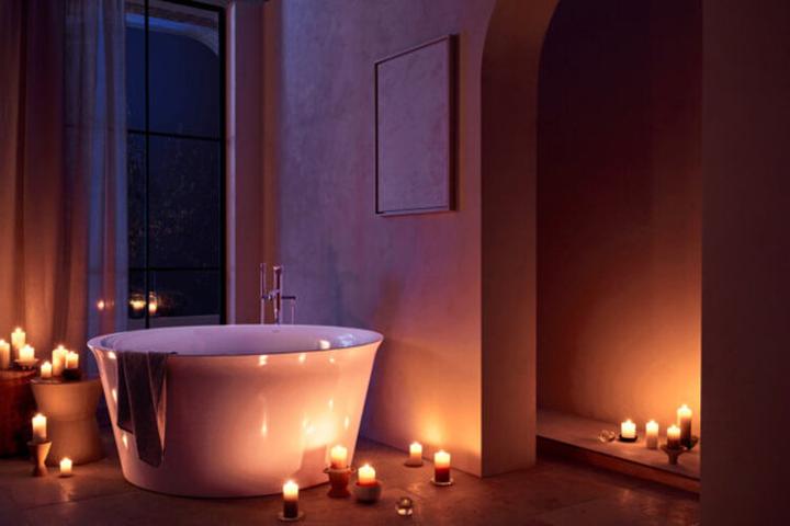 Actual product image Duravit WHITE TULIP bathtub d= 1400mm, free-standing white (330 l, 140 cm, 140 cm)