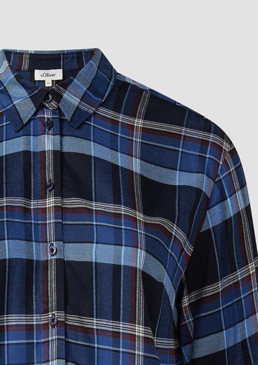 Immagine prodotto s.Oliver Bluse Karierte Hemdbluse mit Raffung am Rücken (48)