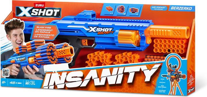 Immagine prodotto Xshot - Insanity Blaster Berzerko con freccette