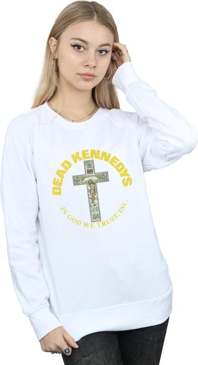 Immagine prodotto Dead Kennedys In God We Trust Boyfriend Fit Felpa Donna (XXL)