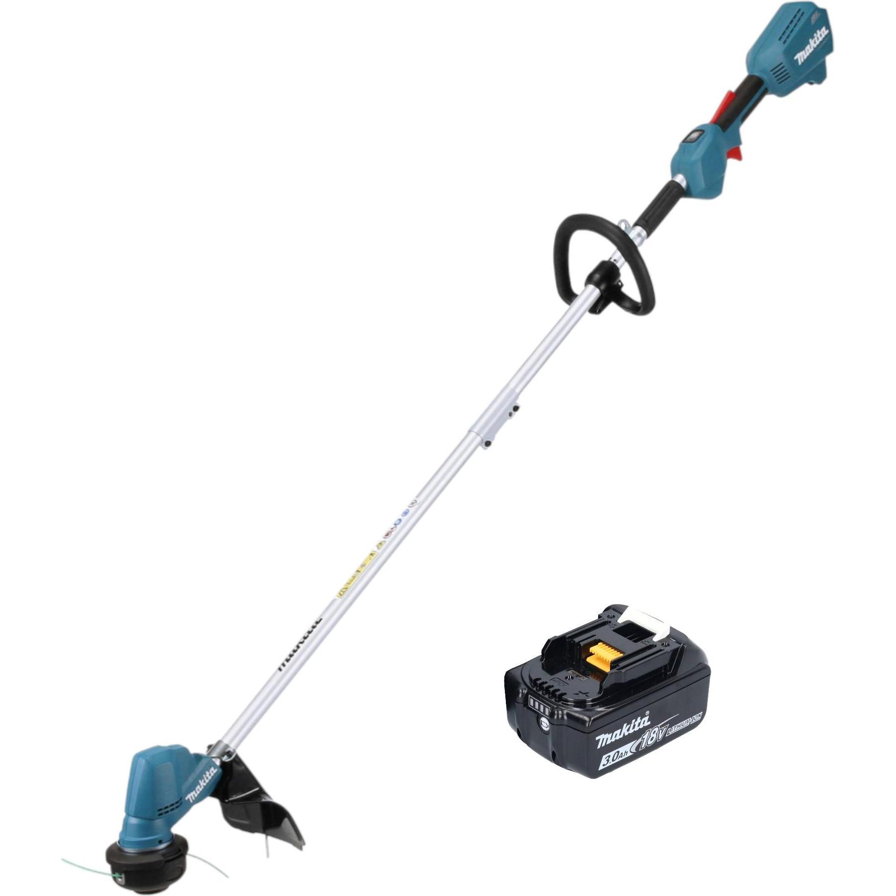 Makita, Decespugliatore, DUR 192 LF1 Akku Rasentrimmer 18 V 300 mm Brushless + 1x Akku 3,0 Ah - ohne Ladegerät (Filo di taglio)