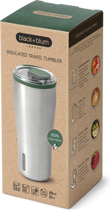 Immagine prodotto Black + Blum black+blum Bicchiere da viaggio in acciaio inox (0.60 l)
