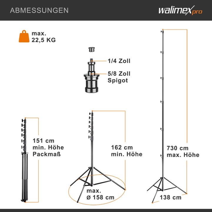 Produktbild Walimex Jumbo AIR (730 cm, 22.50 kg)