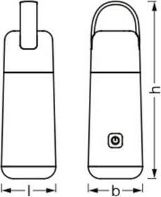 Actual product image Osram NIGHTLUX LANTERN POWERBANK MULTI Power-bank