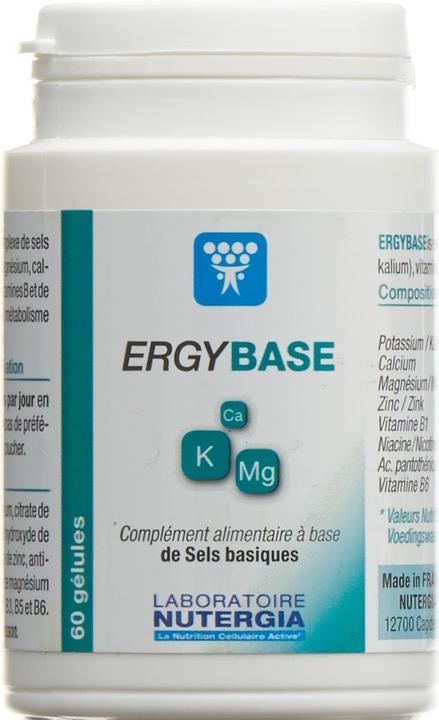 Produktbild Nutergia ERGYBASE Kapseln (60 Stk) (60 Stk., Kapseln, 54 g)