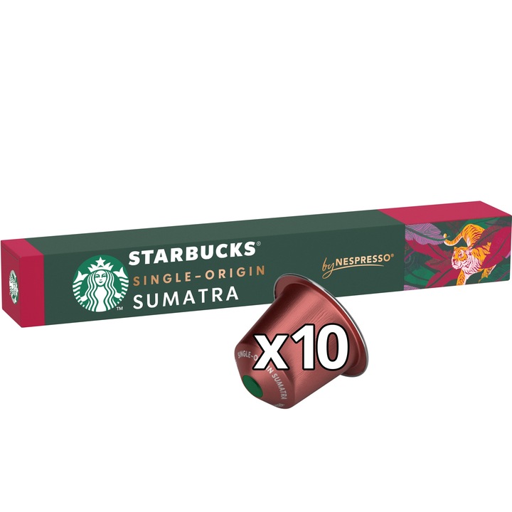 Image du produit Starbucks Sumatra by Nespresso Dark Roasts (10 x Port.)