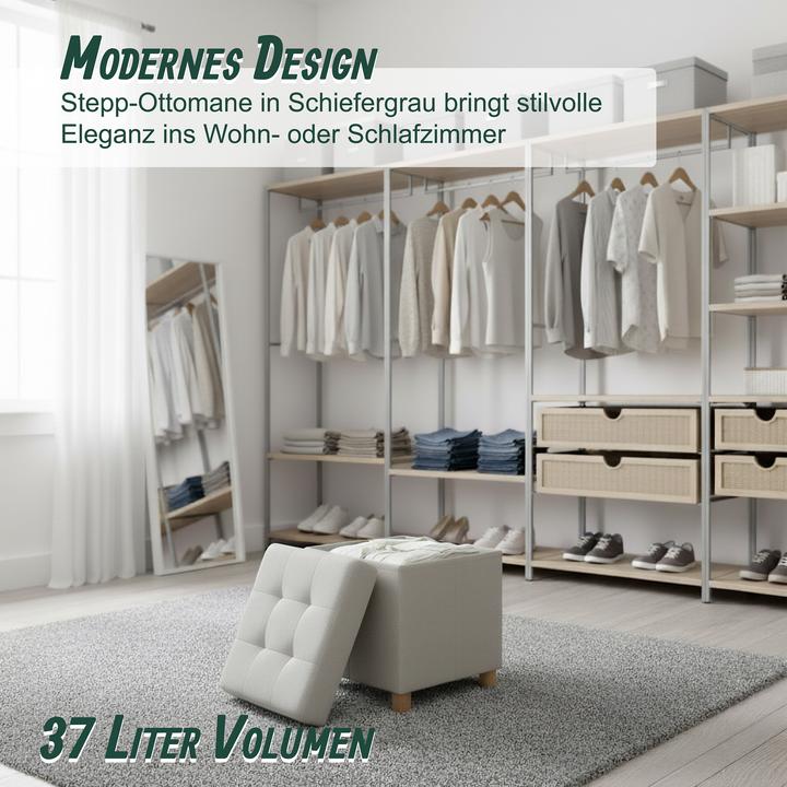 Actual product image Relaxdays Hocker mit Stauraum