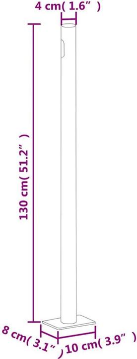 Produktbild vidaXL Seitenmarkise (3 m)