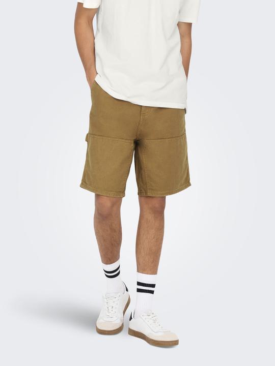 Actual product image Only & Sons ONSEDGE Locker geschnitten Shorts Shorts (XXL)