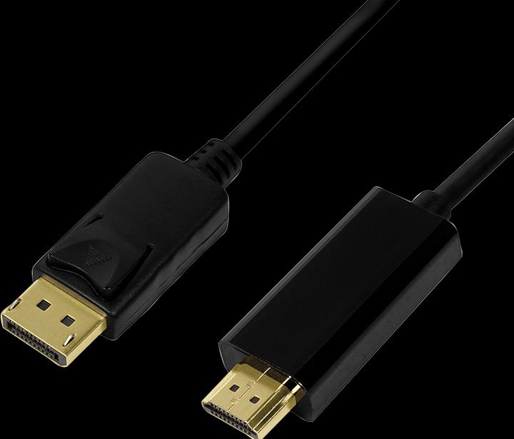Produktbild LogiLink DisplayPort — HDMI (Typ A) (5 m, DisplayPort, 1.4)