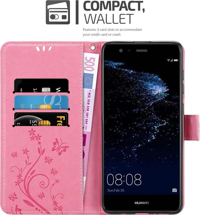Actual product image Cadorabo Flower Book Cover (Huawei P10 Lite)