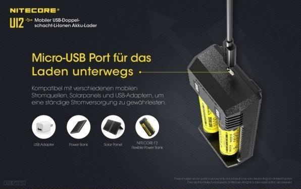 Actual product image Nitecore USB Lader UI2 (1 pcs., Chargers without battery)