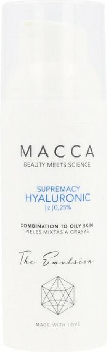 Macca Cosmetics SUPREMACY HYALURONIC z 0,25% emulsie gemengde tot vette huid (50 ml)