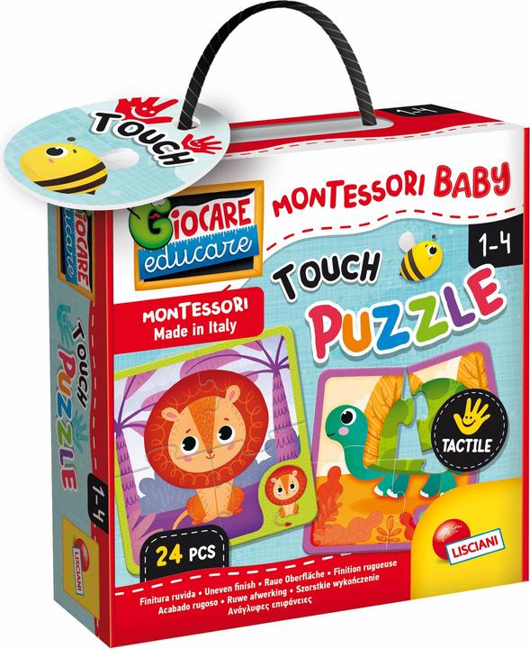 Lisciani Montessori Baby Touch Puzzle pudełko 92680 (4 pièces)